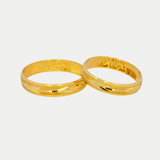 Par de Argollas Oro 14K Cóncavo A119
