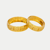 Par de Argollas Oro 14K Cóncavo A-211