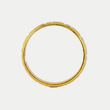 Par de Argollas Oro 14K Cóncavo A-211