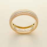 Argolla Oro 14K Cóncavo A343