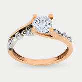 Anillo Rosetta Oro 10K