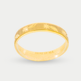 Par de Argollas Oro 10K Cóncavo 2204