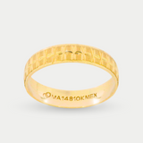 Par de Argollas Oro 10K Cóncavo A163