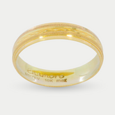 Par de Argollas Oro 10K Cóncavo CL126