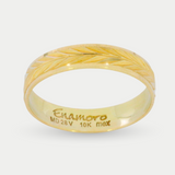 Par de Argollas Oro 10K Cóncavo CL128