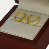 Arracada Afra Oro 10K