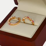 Arracadas Chesna Oro 14K