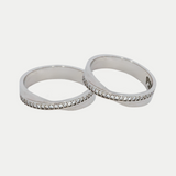 Par de Argollas Oro 14K Maciza B25984