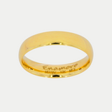 Par de Argollas Oro 10K Confort Hueco CF002-41