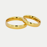 Par de Argollas Oro 10K Confort Hueco CF002-41