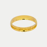 Par de Argollas Oro 14K Confort Hueco CF002-44