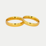 Par de Argollas Oro 14K Confort Hueco CF002-44