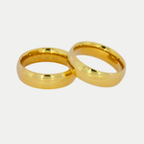 Par de Argollas Oro 10K Confort Hueco CF002-61