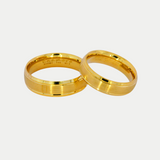 Par de Argollas Oro 14K Confort Hueco CF065-64