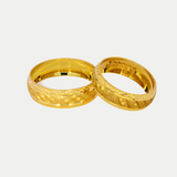 Par de Argollas Oro 14K Cóncavo CL005