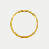 Par de Argollas Oro 14K Cóncavo CL005