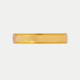 Par de Argollas Oro 14K Cóncavo CL009
