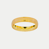 Par de Argollas Oro 14K Cóncavo CL009