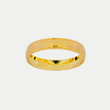 Par de Argollas Oro 14K Cóncavo CL009