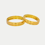 Par de Argollas Oro 14K Cóncavo CL009