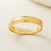 Argolla Oro 14K Cóncavo CL009
