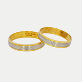 Par de Argollas Oro 10K Recta CL099-R41