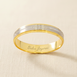 Argolla Oro 10K Recta CL099-R41