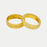 Par de Argollas Oro 10K Cóncavo CL104-61