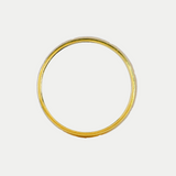 Par de Argollas Oro 10K Cóncavo CL110