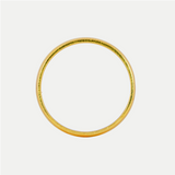 Argolla Oro 14K Media Caña Sólida EF009