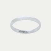 Par de Argollas Oro 14K Media Caña Sólida EF009B