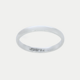 Par de Argollas Oro 14K Media Caña Sólida EF009B