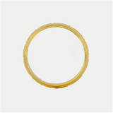 Par de Argollas Oro 14K Media Caña Hueca 250A