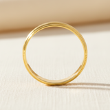 Argolla Oro 14K Cóncavo CL11264
