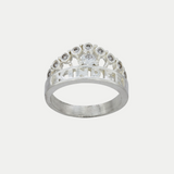 Anillo Graduación Kinder Coronita Plata