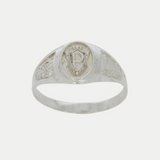 Anillo Graduación Primaria Inicial Plata