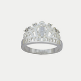 Anillo Graduación Primaria Coronita Plata