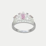 Anillo Graduación Primaria Coronita Plata