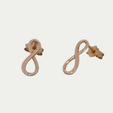 Arete Infinito Liso Oro 10K