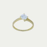 Anillo Agatha Oro 10K