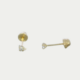 Broquel Zirconia 2mm Oro 10K