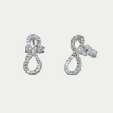 Arete Infinito con Zirconias Oro 10K