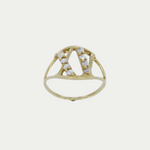 Anillo Celeste Oro 10K