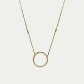 Gargantilla con Aro Oro 10K