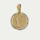 Medalla Primera Comunion 2.9cm Oro 14K