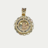 Medalla Sagrado Corazon 1.8cm Oro 10K