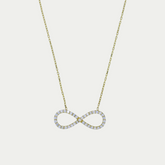 Gargantilla Infinito con Zirconia Oro 10K
