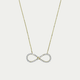 Gargantilla Infinito con Zirconia Oro 10K