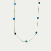 Gargantilla Ojitos Oro 14K