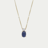 Juego Zafiro Oro 14K
